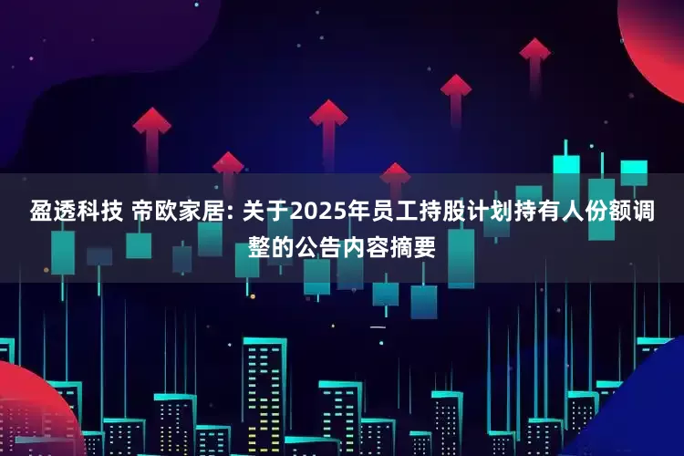 盈透科技 帝欧家居: 关于2025年员工持股计划持有人份额调整的公告内容摘要
