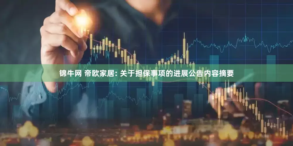 锦牛网 帝欧家居: 关于担保事项的进展公告内容摘要