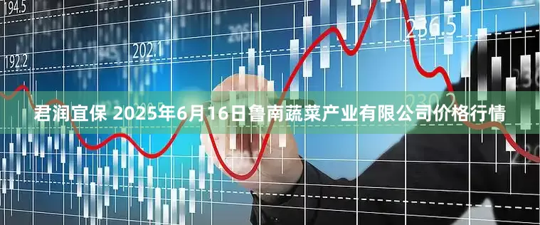 君润宜保 2025年6月16日鲁南蔬菜产业有限公司价格行情